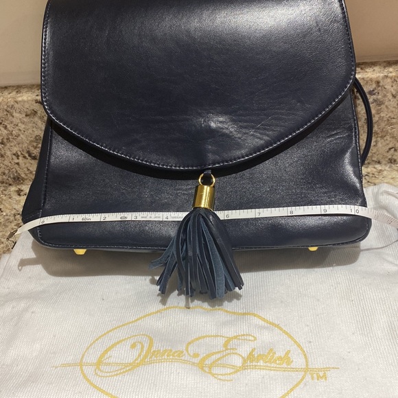 Onna Ehrlich navy blue handbag made in the USA - Picture 10 of 10